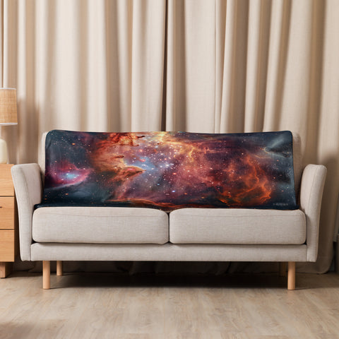 Omega Nebula Dreams Fluffy Blanket