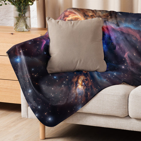 Orion Nebula Dreams Fluffy Blanket