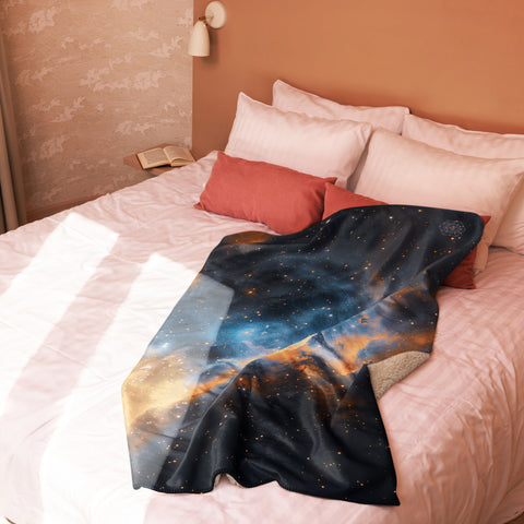 Pelican Nebula Dreams Fluffy Blanket