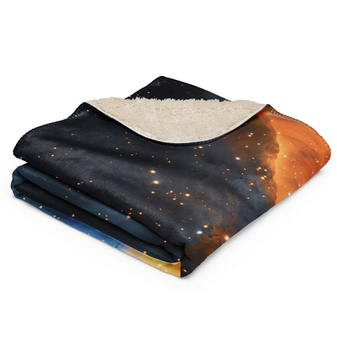 Pelican Nebula Dreams Fluffy Blanket