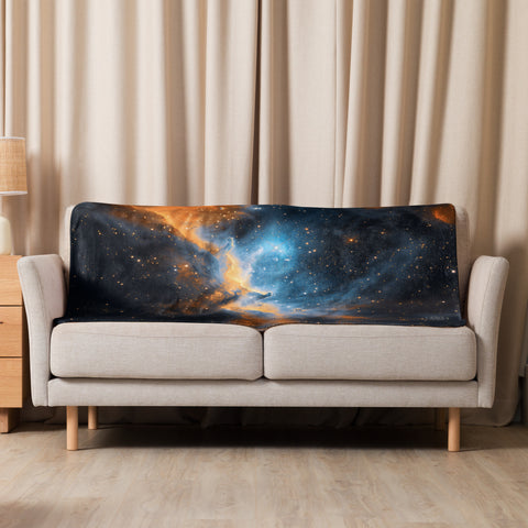 Pelican Nebula Dreams Fluffy Blanket