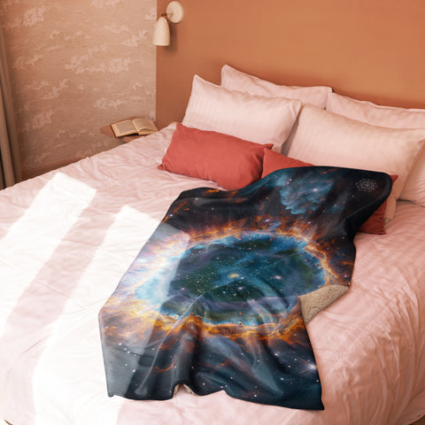 Ring Nebula Dreams Fluffy Blanket