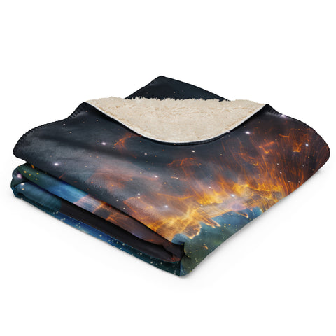 Ring Nebula Dreams Fluffy Blanket