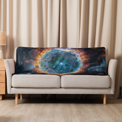 Ring Nebula Dreams Fluffy Blanket