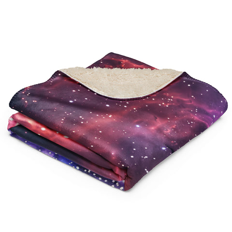 Rosette Nebula Dreams Fluffy Blanket