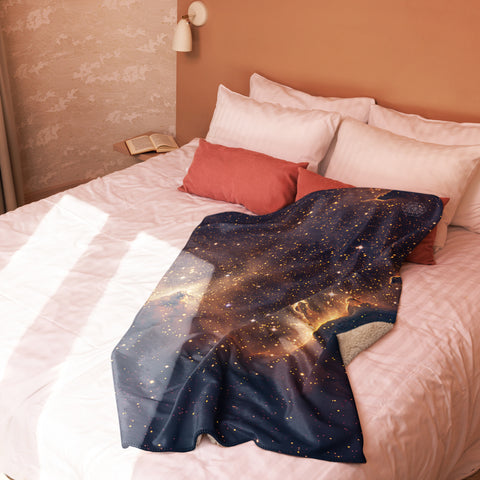 Snake Nebula Dreams Fluffy Blanket