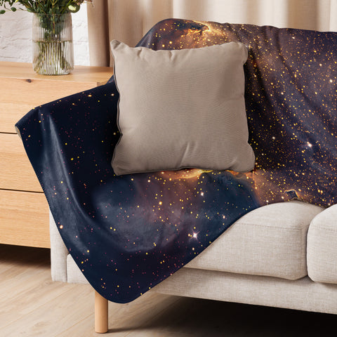 Snake Nebula Dreams Fluffy Blanket