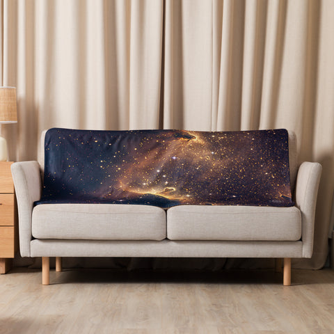 Snake Nebula Dreams Fluffy Blanket