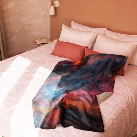 Trifid Nebula Dreams Fluffy Blanket