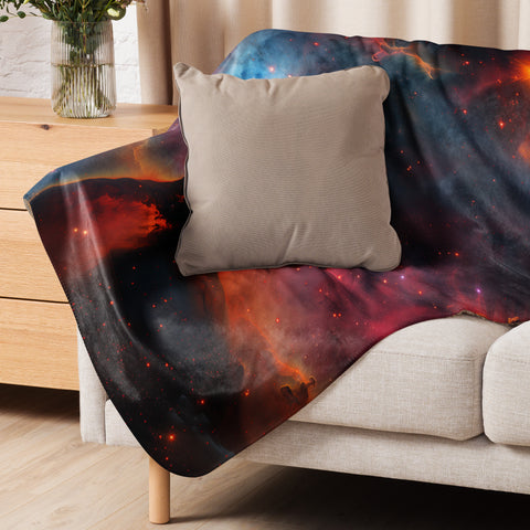 Trifid Nebula Dreams Fluffy Blanket