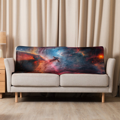 Trifid Nebula Dreams Fluffy Blanket