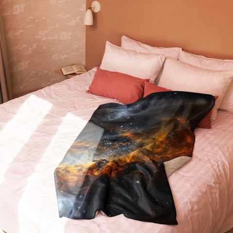 Tulip Nebula Dreams Fluffy Blanket