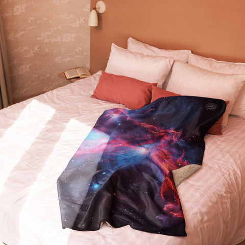 Veil Nebula Dreams Fluffy Blanket