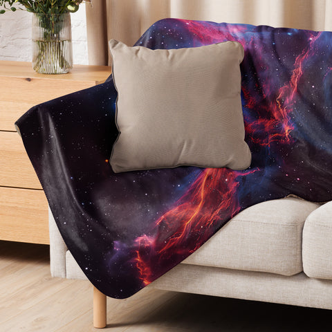 Veil Nebula Dreams Fluffy Blanket