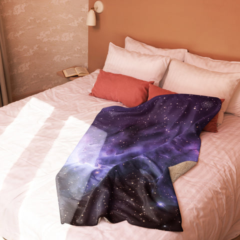 Witch Head Nebula Dreams Fluffy Blanket