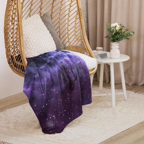 Witch Head Nebula Dreams Fluffy Blanket