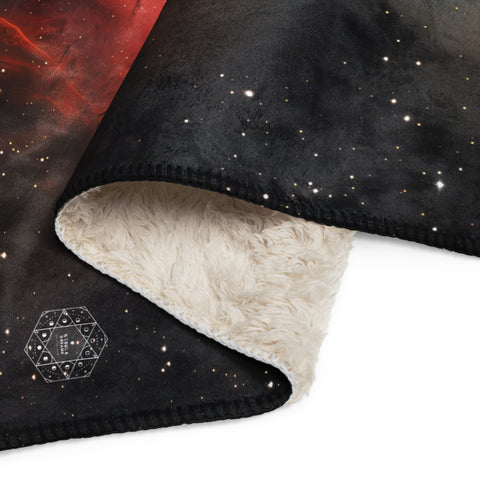 Cocoon Nebula Dreams Fluffy Blanket