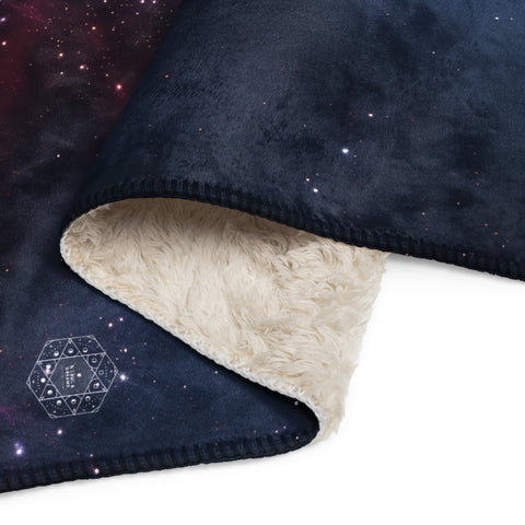 Crescent Nebula Dreams Fluffy Blanket