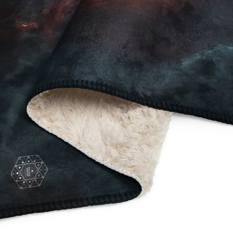 Heart Nebula Dreams Fluffy Blanket