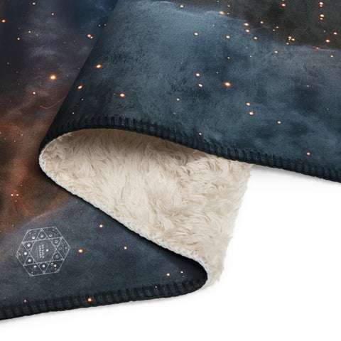 Iris Nebula Dreams Fluffy Blanket