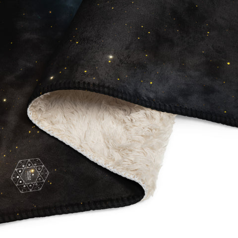 Blue Snowball Nebula Dreams Fluffy Blanket