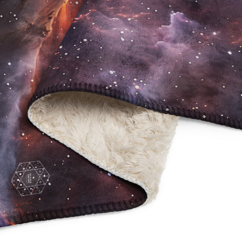 Lagoon Nebula Dreams Fluffy Blanket