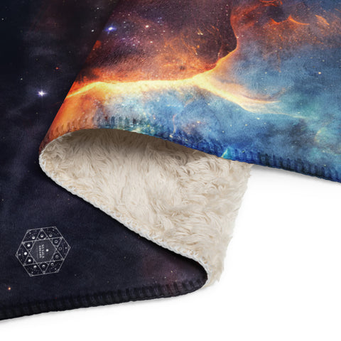 Pacman Nebula Dreams Fluffy Blanket