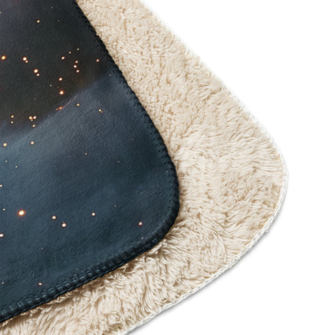 Iris Nebula Dreams Fluffy Blanket