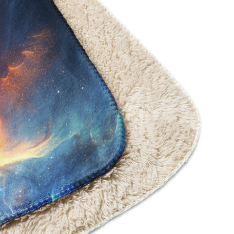 Pacman Nebula Dreams Fluffy Blanket