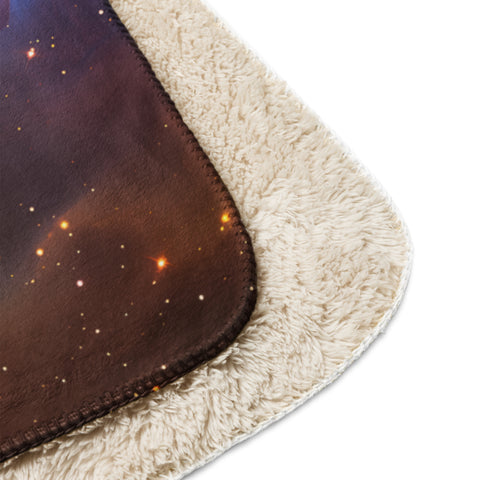 Runningman Nebula Dreams Fluffy Blanket