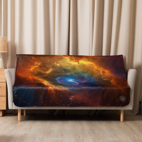 Bubble Nebula Dreams Fluffy Blanket