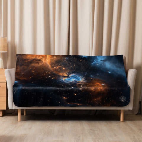 Dumbbell Nebula Dreams Fluffy Blanket