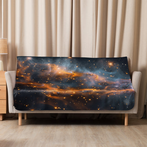 Ghost Nebula Dreams Fluffy Blanket