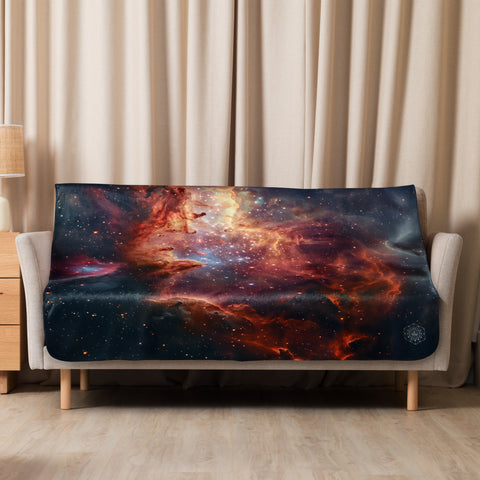 Omega Nebula Dreams Fluffy Blanket