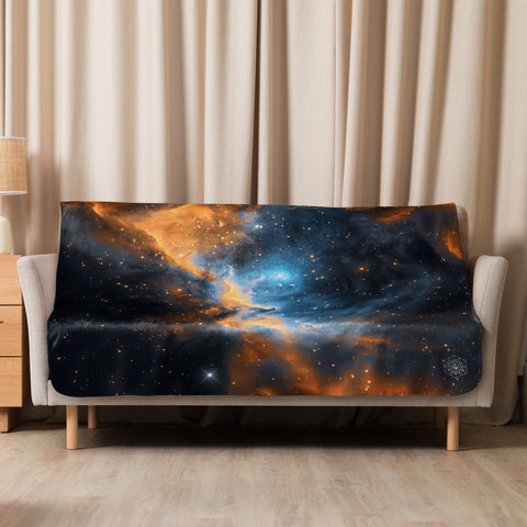 Pelican Nebula Dreams Fluffy Blanket