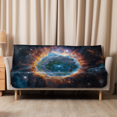 Ring Nebula Dreams Fluffy Blanket