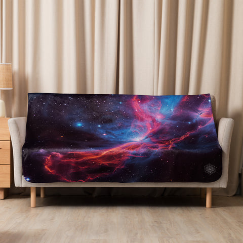 Veil Nebula Dreams Fluffy Blanket