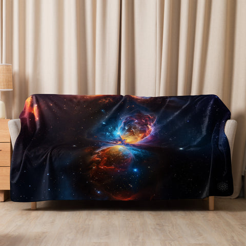 Crab Nebula Dreams Fluffy Blanket