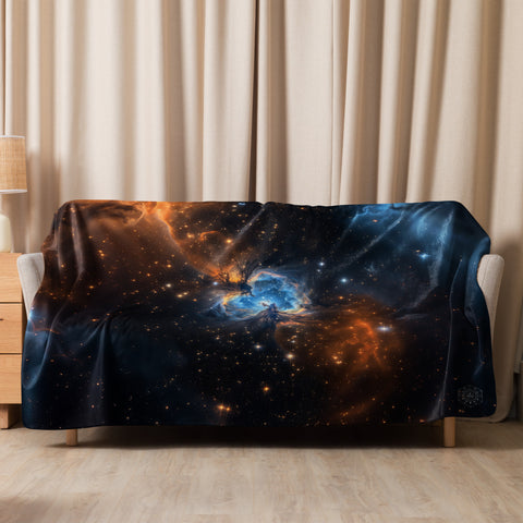 Dumbbell Nebula Dreams Fluffy Blanket