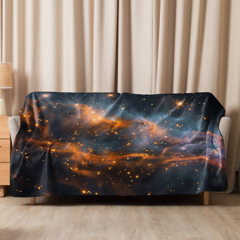 Ghost Nebula Dreams Fluffy Blanket