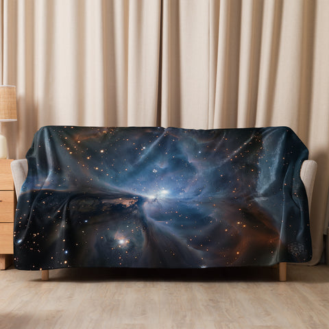 Iris Nebula Dreams Fluffy Blanket