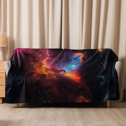 Jellyfish Nebula Dreams Fluffy Blanket