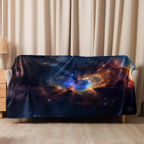 Pacman Nebula Dreams Fluffy Blanket