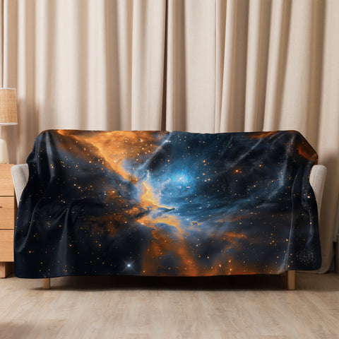 Pelican Nebula Dreams Fluffy Blanket