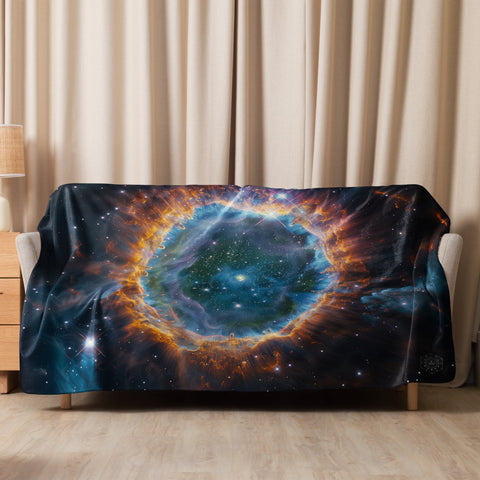 Ring Nebula Dreams Fluffy Blanket