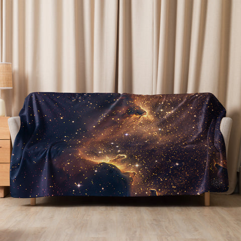 Snake Nebula Dreams Fluffy Blanket