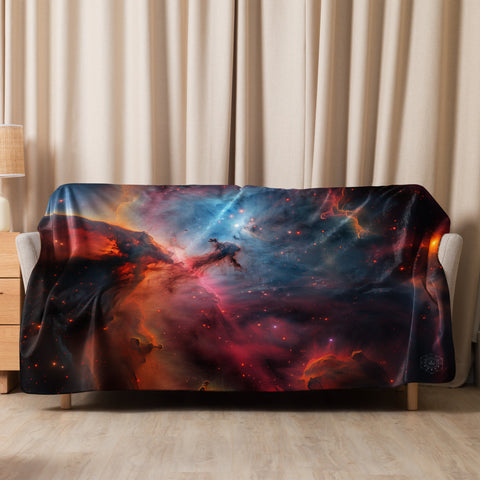 Trifid Nebula Dreams Fluffy Blanket