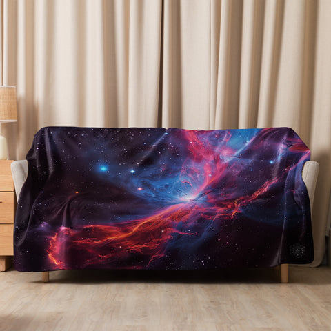 Veil Nebula Dreams Fluffy Blanket