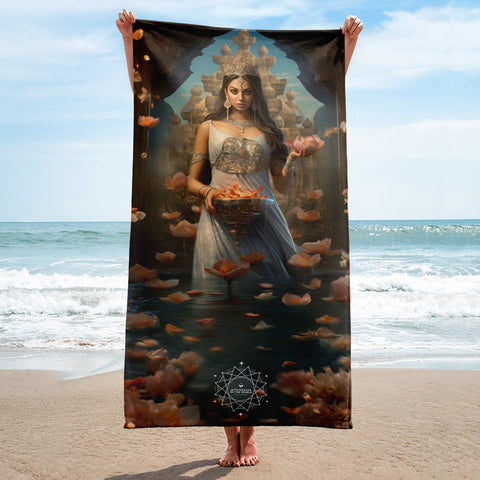 Anahita Goddess Lightweight Beach Towel