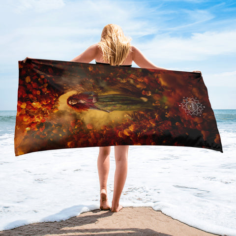 Brigid Goddess Lightweight Beach Towel